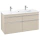 Tvättställsskåp Villeroy & Boch Venticello 115 cm med  4 Lådor för Skåpstvättställ