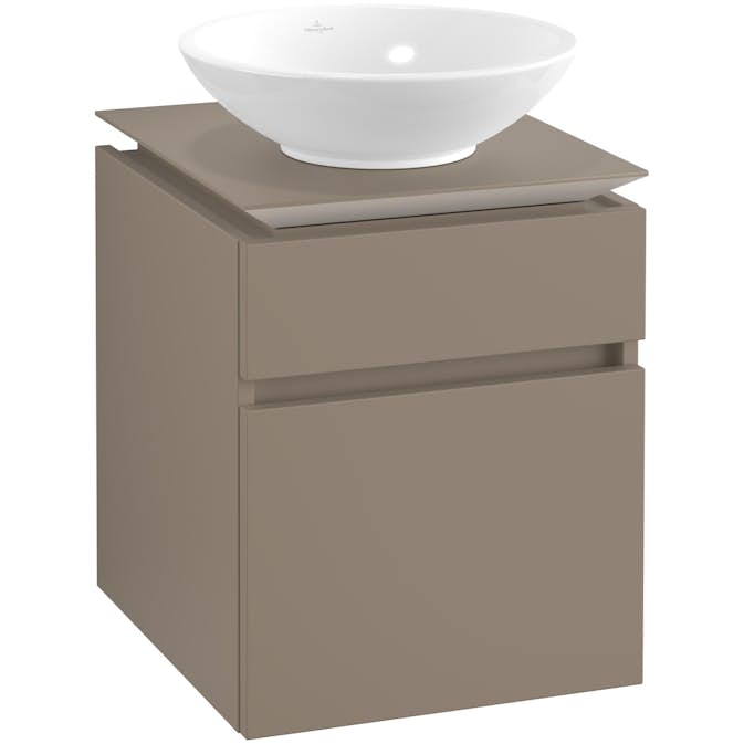 Tvättställsskåp Villeroy & Boch Legato 450 med 2 Lådor för Ytmonterat Tvättställ