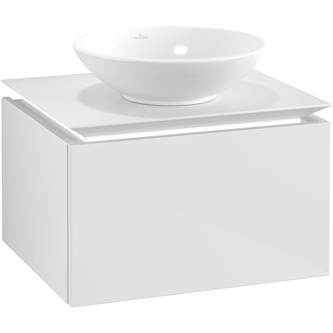 Tvättställsskåp Villeroy & Boch Legato Kompakt 600 med 1 Låda för Ytmonterat Tvättställ