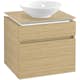 Tvättställsskåp Villeroy & Boch Legato 600 med 2 Lådor för Ytmonterat Tvättställ