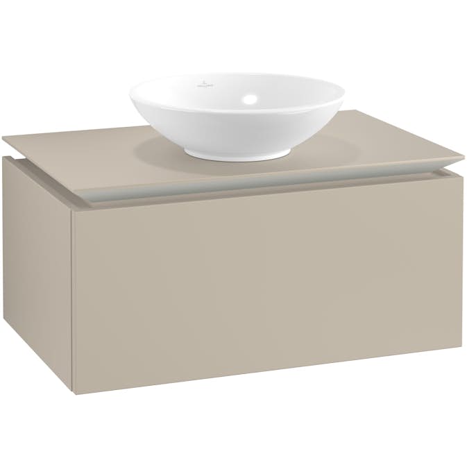 Tvättställsskåp Villeroy & Boch Legato Kompakt 800 med 1 Låda för Ytmonterat Tvättställ