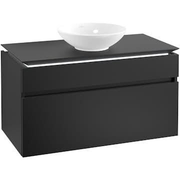 Tvättställsskåp Villeroy & Boch Legato 1000 med 2 Lådor för Ytmonterat Tvättställ