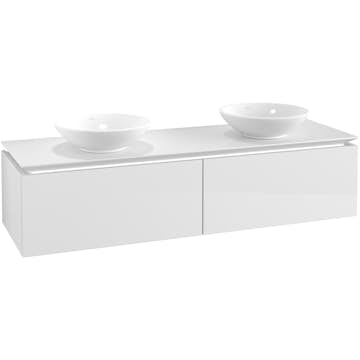 Tvättställsskåp Villeroy & Boch Legato Kompakt 1600 med 2 Lådor för Två Ytmonterade Tvättställ från Övriga V&B Serier