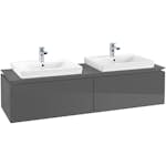 Tvättställsskåp Villeroy & Boch Legato Kompakt 1600 med 2 Lådor för Två Tvättställ från Finion & Subway