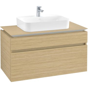 Tvättställsskåp Villeroy & Boch Legato med 2 Lådor för Ytmonterat Tvättställ från Finion & Memento