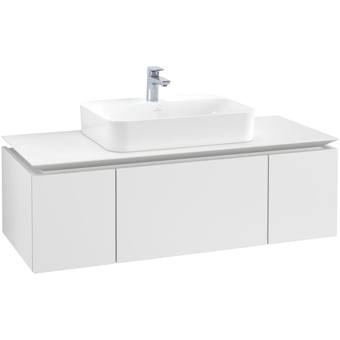 Tvättställsskåp Villeroy & Boch Legato Kompakt med 3 Lådor för Ytmonterat Tvättställ från Finion & Memento