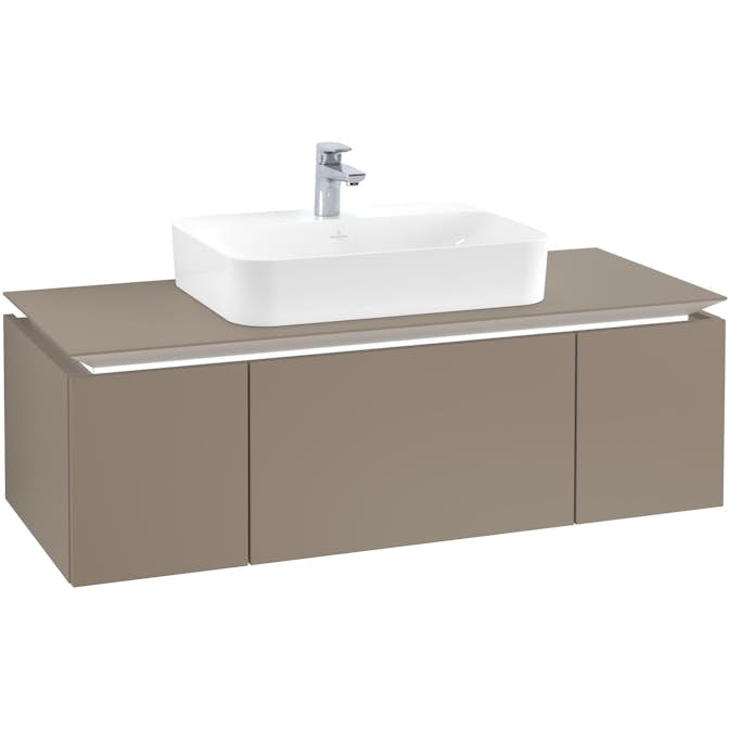 Tvättställsskåp Villeroy & Boch Legato Kompakt med 3 Lådor för Ytmonterat Tvättställ från Finion & Memento