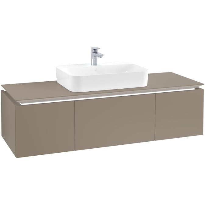 Tvättställsskåp Villeroy & Boch Legato Kompakt med 3 Lådor för Ytmonterat Tvättställ från Finion & Memento