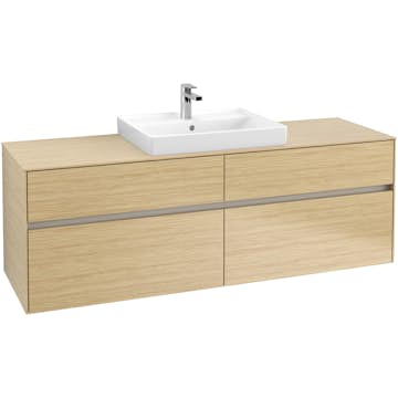 Tvättställsskåp Villeroy & Boch Collaro 160 cm med 4 Lådor för Ovanpåliggande Tvättställ
