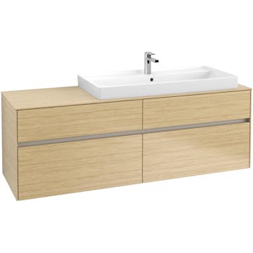 Tvättställsskåp Villeroy & Boch Collaro 160 cm med 4 Lådor för Ovanpåliggande Skåpstvättställ