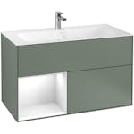 Tvättställsskåp Villeroy & Boch Finion med 2 Lådor och Hylla för Inbyggt Tvättställ