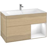 Tvättställsskåp Villeroy & Boch Finion med 2 Lådor och Hylla för Inbyggt Tvättställ