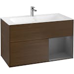 Tvättställsskåp Villeroy & Boch Finion med 2 Lådor och Hylla för Inbyggt Tvättställ