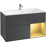 Tvättställsskåp Villeroy & Boch Finion med 2 Lådor och Hylla för Inbyggt Tvättställ