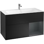 Tvättställsskåp Villeroy & Boch Finion med 2 Lådor och Hylla för Inbyggt Tvättställ