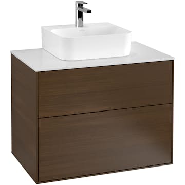 Tvättställsskåp Villeroy & Boch Finion med 2 Lådor och Bänkskiva för Kompakt Tvättställ