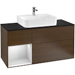 Tvättställsskåp Villeroy & Boch Finion med 3 Lådor Hylla och Bänkskiva för Centrerat Tvättställ