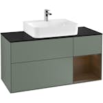 Tvättställsskåp Villeroy & Boch Finion med 3 Lådor Hylla och Bänkskiva för Centrerat Tvättställ