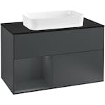 Tvättställsskåp Villeroy & Boch Finion med 2 Lådor Hylla och Bänkskiva för Fristående Tvättställ