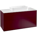 Tvättställsskåp Villeroy & Boch Finion med 4 Lådor och Bänkskiva för Fristående Tvättställ