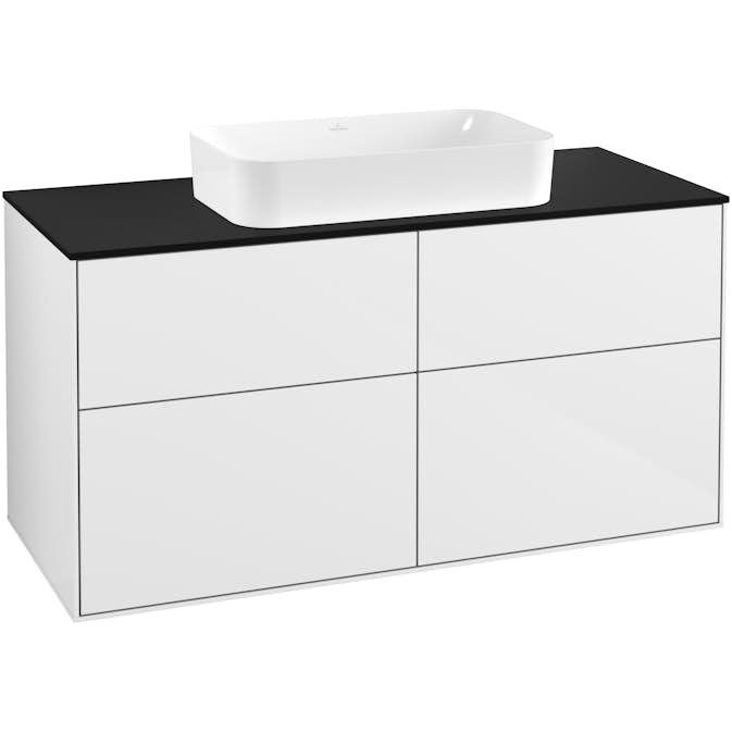 Tvättställsskåp Villeroy & Boch Finion med 4 Lådor och Bänkskiva för Fristående Tvättställ