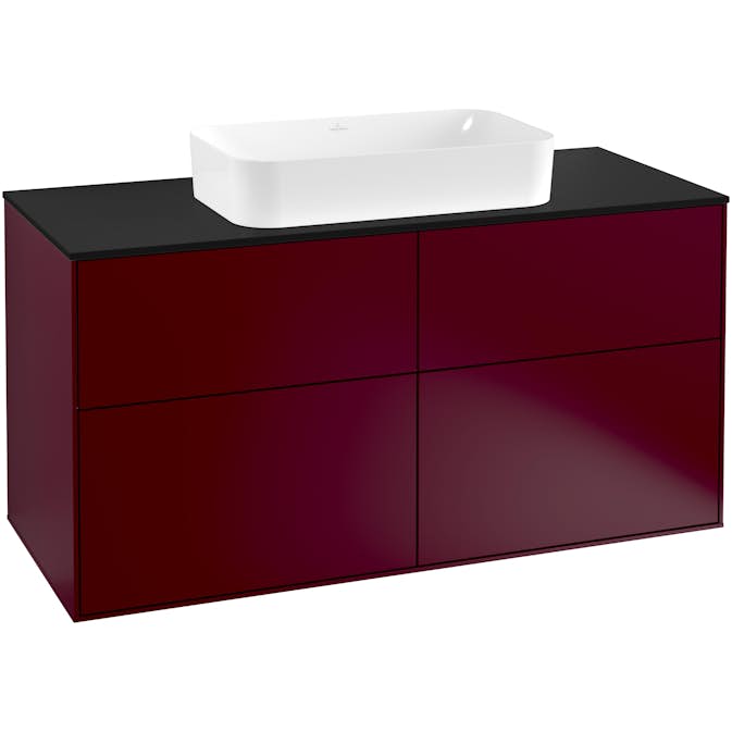 Tvättställsskåp Villeroy & Boch Finion med 4 Lådor och Bänkskiva för Fristående Tvättställ