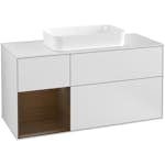 Tvättställsskåp Villeroy & Boch Finion med 3 Lådor Hylla och Bänkskiva för Fristående Tvättställ