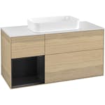 Tvättställsskåp Villeroy & Boch Finion med 3 Lådor Hylla och Bänkskiva för Fristående Tvättställ