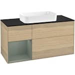 Tvättställsskåp Villeroy & Boch Finion med 3 Lådor Hylla och Bänkskiva för Fristående Tvättställ