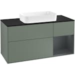 Tvättställsskåp Villeroy & Boch Finion med 3 Lådor Hylla och Bänkskiva för Fristående Tvättställ