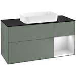 Tvättställsskåp Villeroy & Boch Finion med 3 Lådor Hylla och Bänkskiva för Fristående Tvättställ