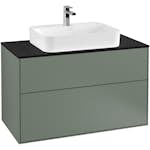 Tvättställsskåp Villeroy & Boch Finion med 2 Lådor och Bänkskiva för Ytmonterat Tvättställ
