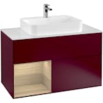 Tvättställsskåp Villeroy & Boch Finion med 2 Lådor Hylla och Bänkskiva för Ytmonterat Tvättställ