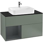 Tvättställsskåp Villeroy & Boch Finion med 2 Lådor Hylla och Bänkskiva för Ytmonterat Tvättställ