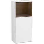 Väggskåp Villeroy & Boch Finion med 1 Dörr och Öppen Hylla Uppe 418 mm
