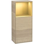 Väggskåp Villeroy & Boch Finion med 1 Dörr och Öppen Hylla Uppe 418 mm