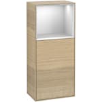 Väggskåp Villeroy & Boch Finion med 1 Dörr och Öppen Hylla Uppe 418 mm