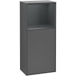 Väggskåp Villeroy & Boch Finion med 1 Dörr och Öppen Hylla Uppe 418 mm