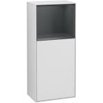 Väggskåp Villeroy & Boch Finion med 1 Dörr och Öppen Hylla Uppe 418 mm