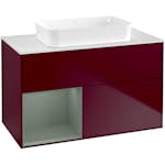 Tvättställsskåp Villeroy & Boch Finion med 2 Lådor Hylla och Bänkskiva för Fristående Tvättställ