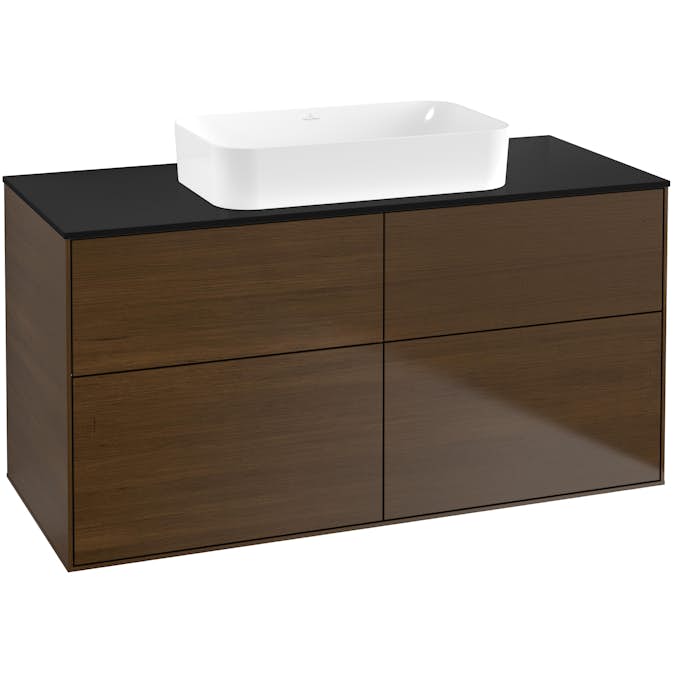 Tvättställsskåp Villeroy & Boch Finion med 4 Lådor och Bänkskiva för Fristående Tvättställ