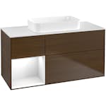 Tvättställsskåp Villeroy & Boch Finion med 3 Lådor Hylla och Bänkskiva för Fristående Tvättställ