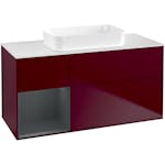 Tvättställsskåp Villeroy & Boch Finion med 3 Lådor Hylla och Bänkskiva för Fristående Tvättställ