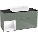 Tvättställsskåp Villeroy & Boch Finion med 3 Lådor Hylla och Bänkskiva för Fristående Tvättställ