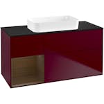 Tvättställsskåp Villeroy & Boch Finion med 3 Lådor Hylla och Bänkskiva för Fristående Tvättställ