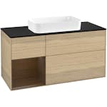 Tvättställsskåp Villeroy & Boch Finion med 3 Lådor Hylla och Bänkskiva för Fristående Tvättställ