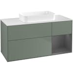 Tvättställsskåp Villeroy & Boch Finion med 3 Lådor Hylla och Bänkskiva för Fristående Tvättställ