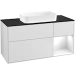 Tvättställsskåp Villeroy & Boch Finion med 3 Lådor Hylla och Bänkskiva för Fristående Tvättställ