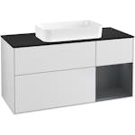 Tvättställsskåp Villeroy & Boch Finion med 3 Lådor Hylla och Bänkskiva för Fristående Tvättställ