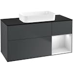 Tvättställsskåp Villeroy & Boch Finion med 3 Lådor Hylla och Bänkskiva för Fristående Tvättställ